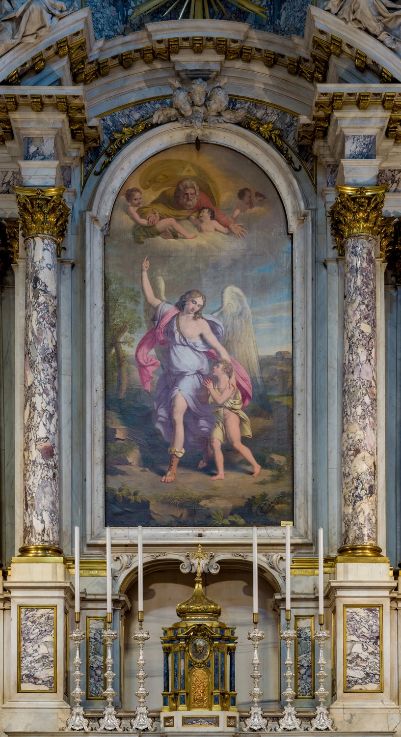 Luigi Basiletti-1-L'angelo custode - Duomo Nuovo, Brescia
